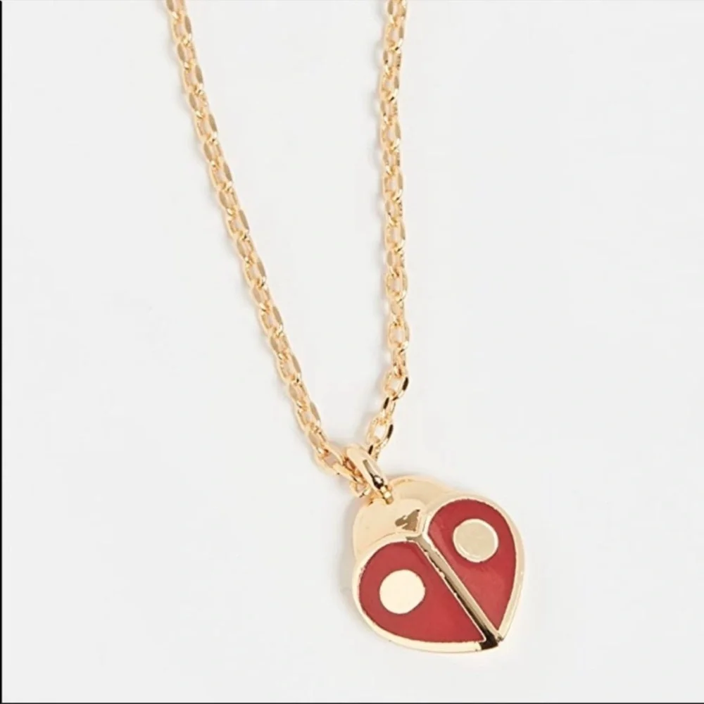 Kate Spade Lady Bug Necklace Animal Party Collection